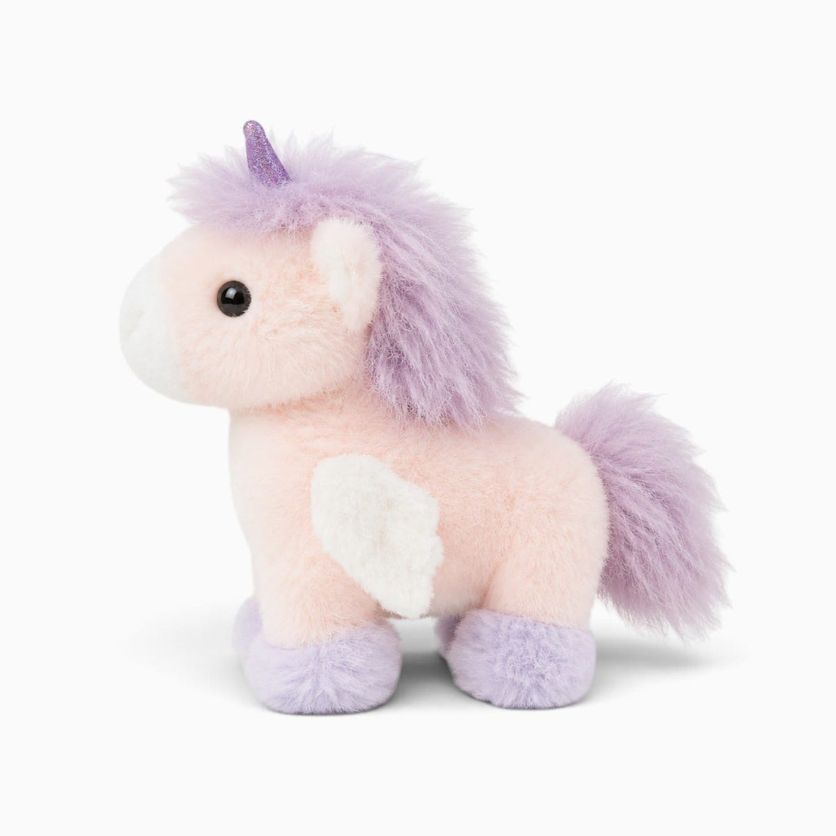 kuscheltierland Lila / 25cm Kleines rosa-lila Einhorn-Kuscheltier