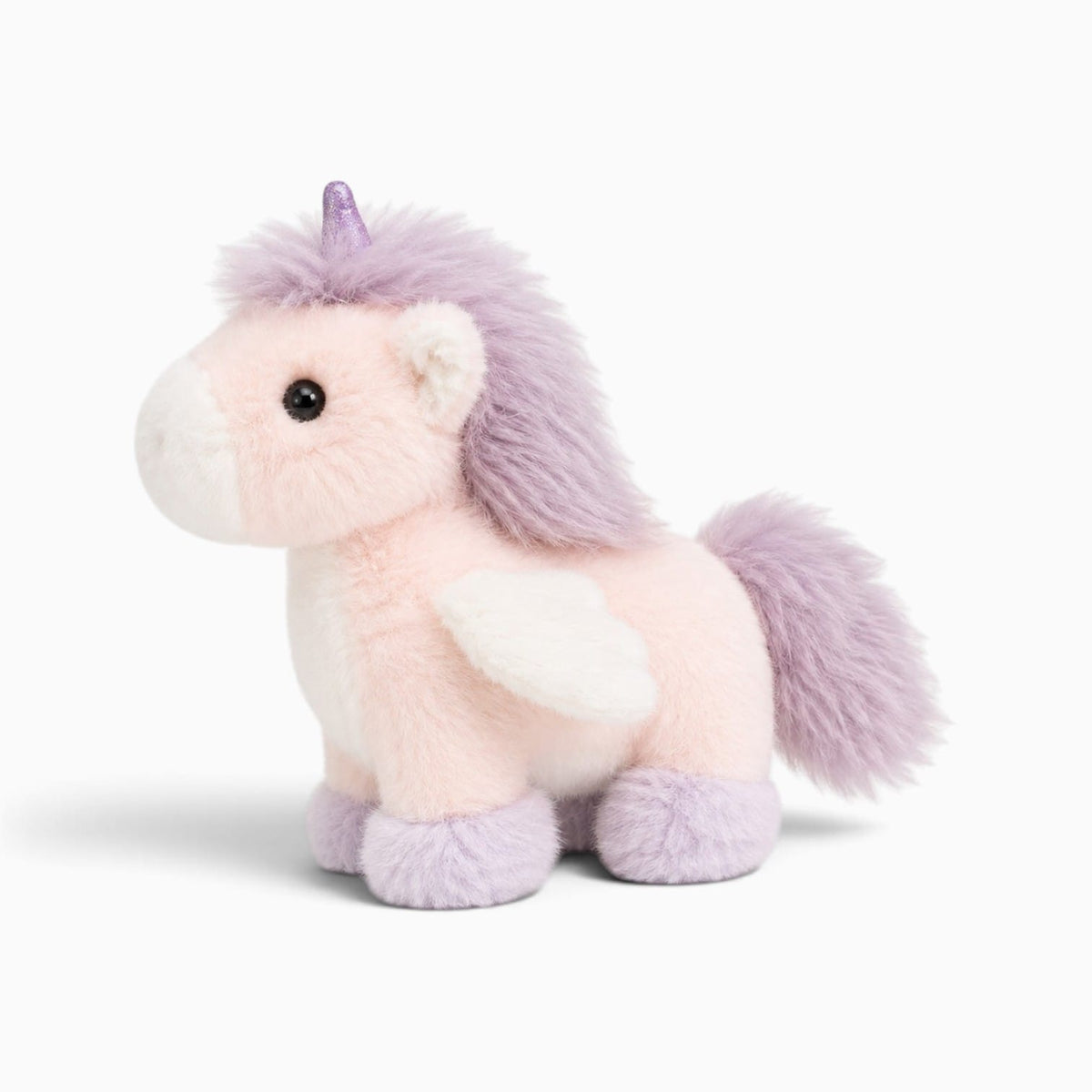 kuscheltierland Lila / 25cm Kleines rosa-lila Einhorn-Kuscheltier