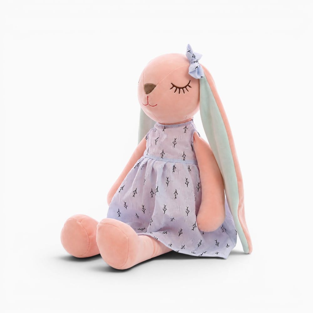 kuscheltierland Lila / 35cm 35CM Cute Cartoon Long Ears Rabbit Doll Baby Soft Plush Toys For Children Rabbit Sleeping Mate Stuffed Plush Animal Toys Infants