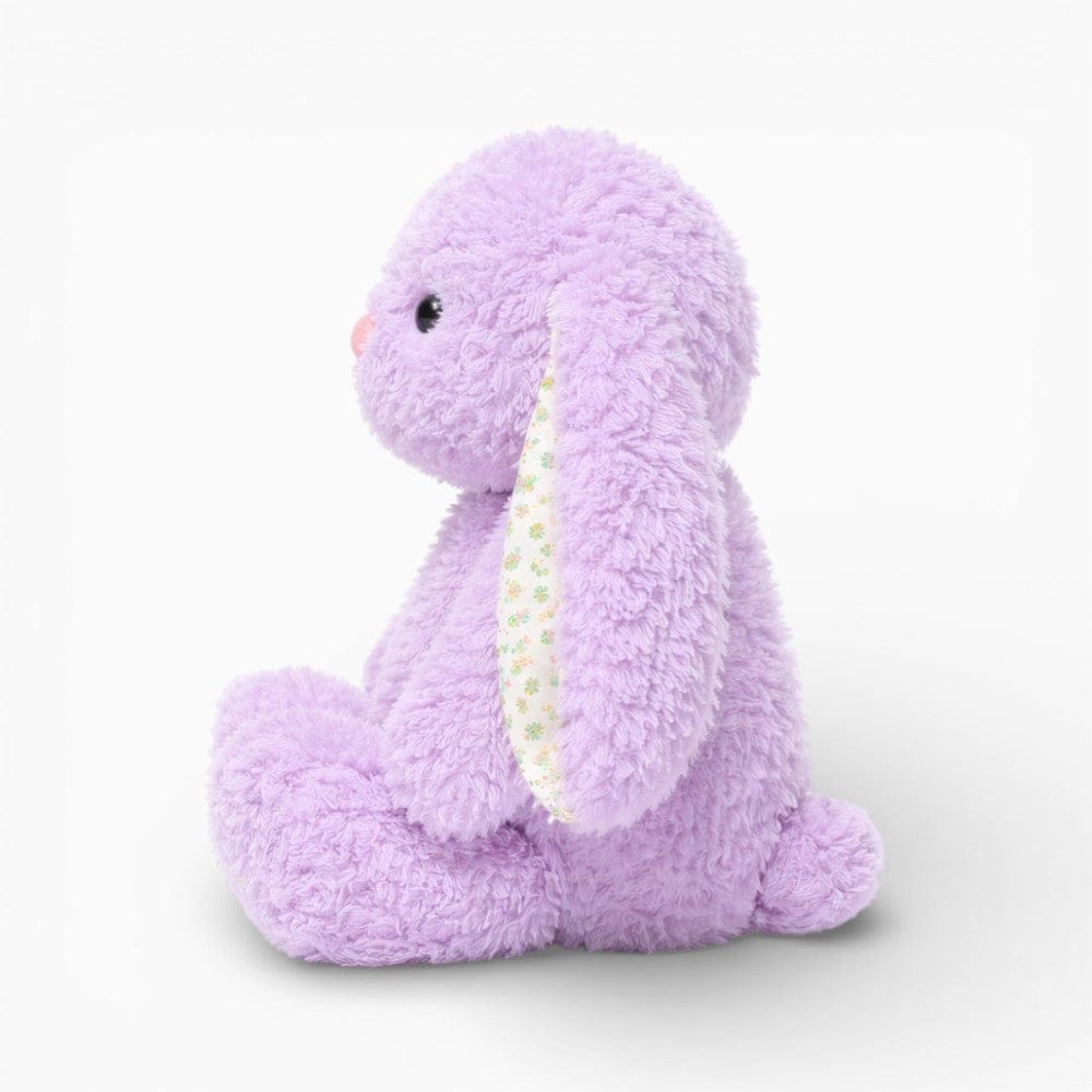 kuscheltierland Lila / 38cm Hase Kuscheltier mit Blumenmuster Kawaii Stofftier lila