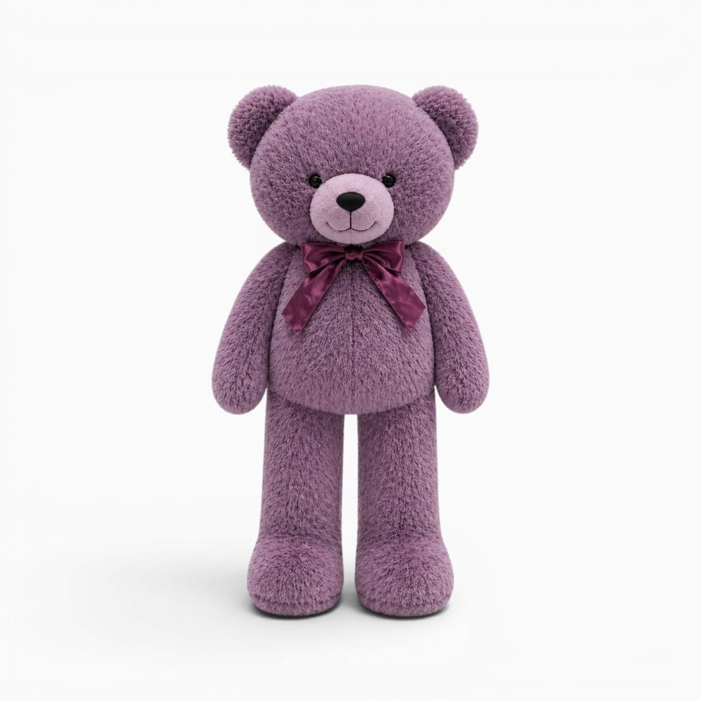 kuscheltierland Lila / 85 100cm Big Bear Plush Doll Soft Stuffed Animal Bears Plush Toys Girls Valentine Lover Birthday Gift for Girlfriend Home Decor