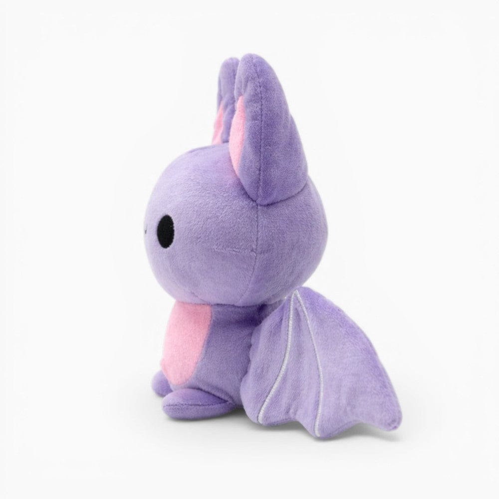 kuscheltierland Lila Lila Fledermaus Stofftier mit Flügeln und pinken Ohren