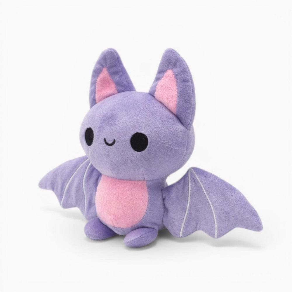 kuscheltierland Lila Lila Fledermaus Stofftier mit Flügeln und pinken Ohren