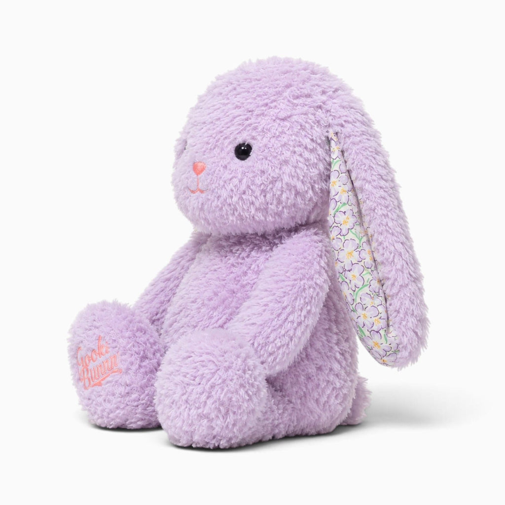 kuscheltierland Lila Lila Hasen-Kuscheltier mit Blumenmuster