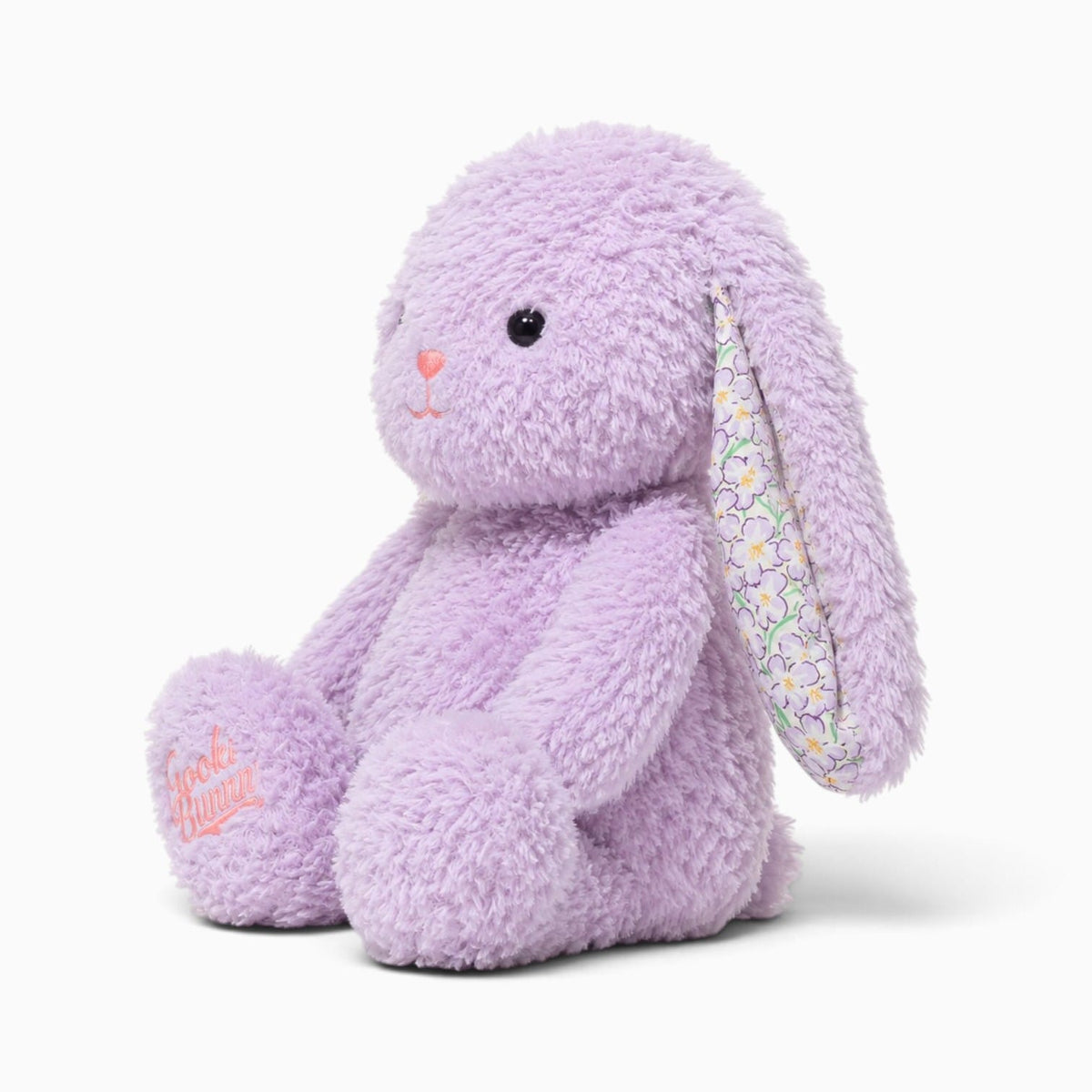 kuscheltierland Lila Lila Hasen-Kuscheltier mit Blumenmuster