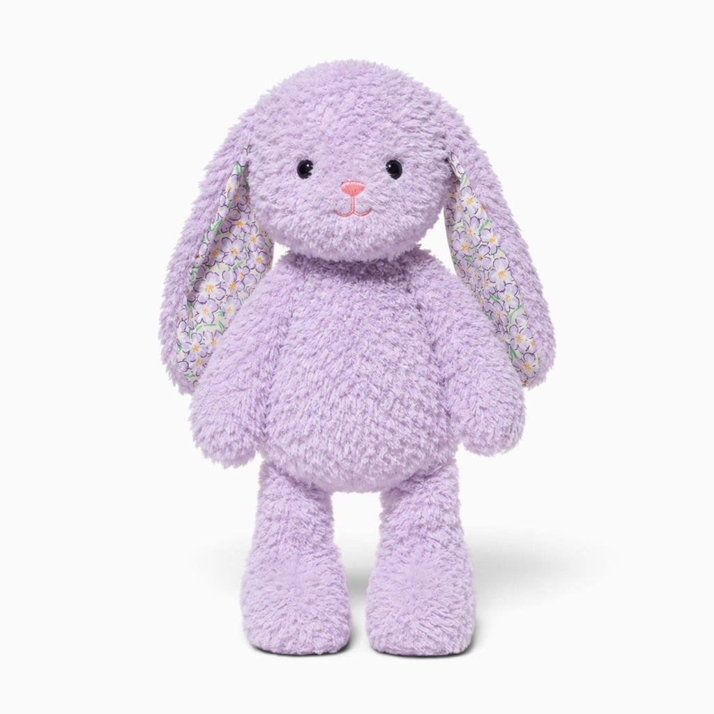 kuscheltierland Lila Lila Hasen-Kuscheltier mit Blumenmuster