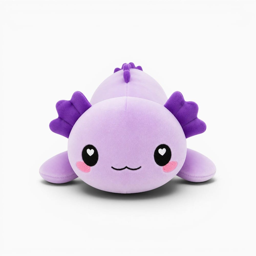 kuscheltierland Lila Violettes Axolotl Plüschtier Kawaii