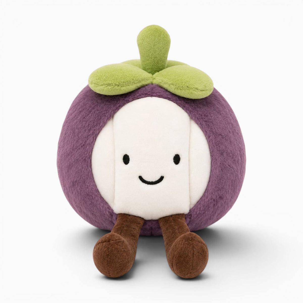kuscheltierland mangosteen / 12-19cm Fruit Plush Toy Cute Small Soft Plush Pear Apple Strawberry Orange Avocado Pineapple Durian Doll Holiday Party Birthday Gift