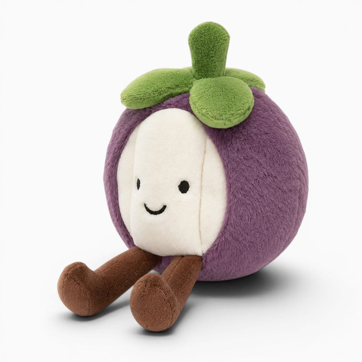 kuscheltierland mangosteen / 12-19cm Fruit Plush Toy Cute Small Soft Plush Pear Apple Strawberry Orange Avocado Pineapple Durian Doll Holiday Party Birthday Gift