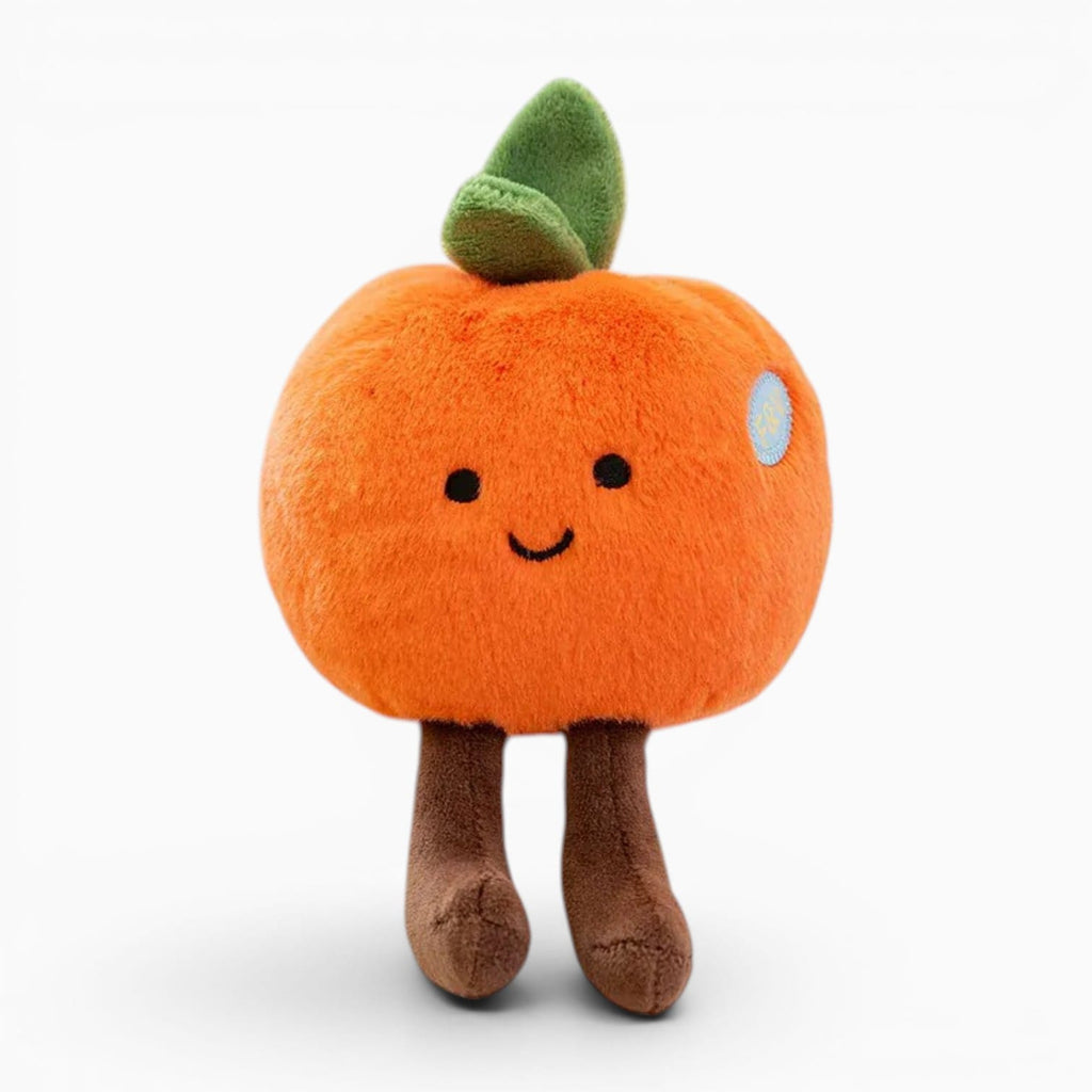 kuscheltierland orange / 12-19cm Fruit Plush Toy Cute Small Soft Plush Pear Apple Strawberry Orange Avocado Pineapple Durian Doll Holiday Party Birthday Gift