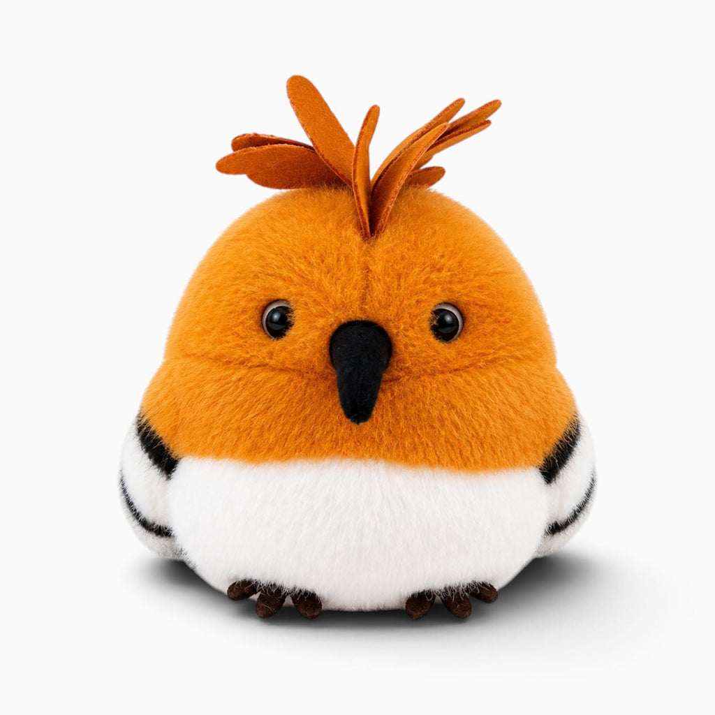 kuscheltierland Orange / 12cm Kleines orange-weißes Vogel-Kuscheltier