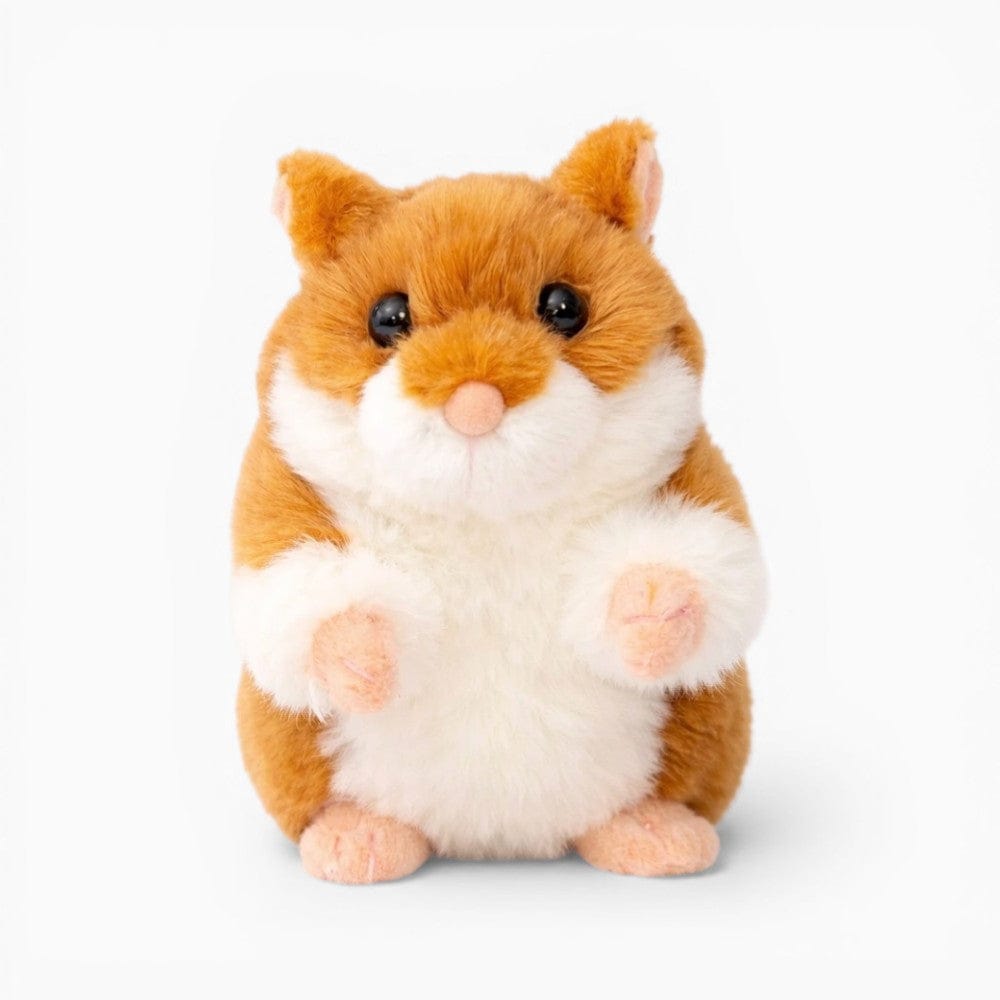 kuscheltierland Orange / 13cm Hamster Kuscheltier naturgetreu stehend