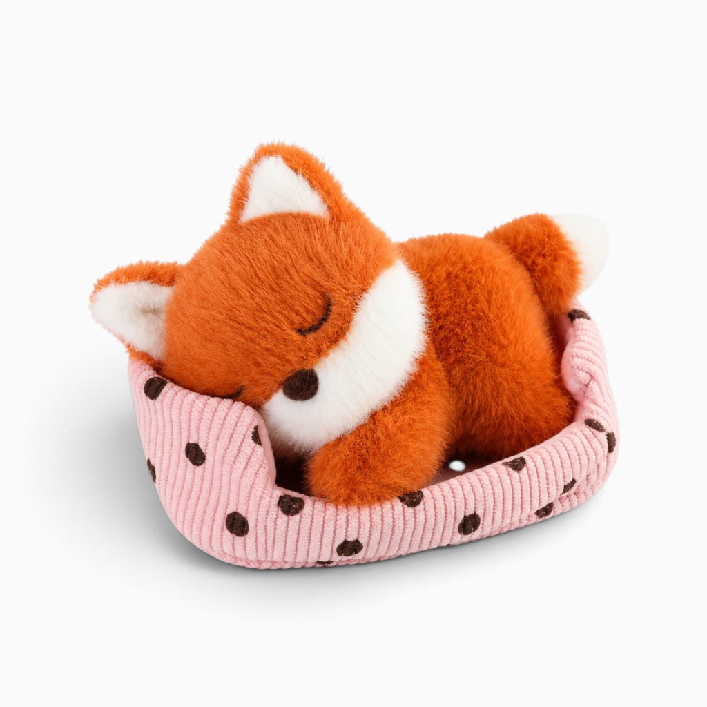 kuscheltierland Orange / 14cm Kleines Fuchs-Kuscheltier in einem Körbchen