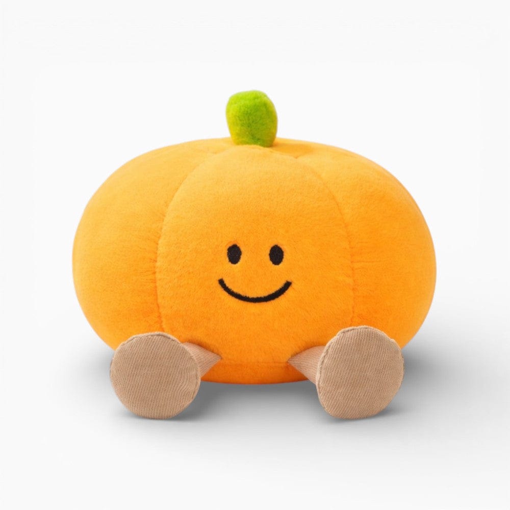 kuscheltierland Orange / 15 cm Kürbis-Kuscheltier mit freundlichem Gesicht
