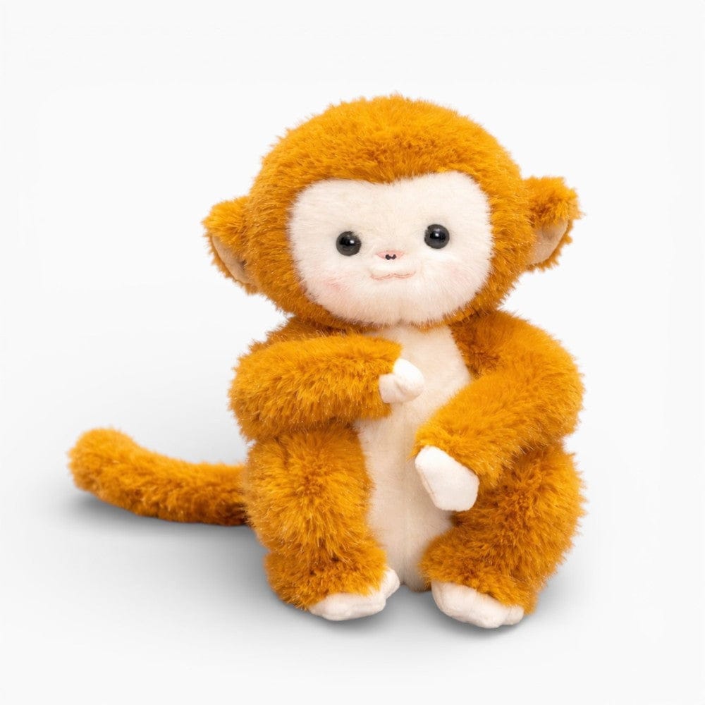 kuscheltierland Orange / 20cm Kleiner Gorilla Plüschtier Anhänger