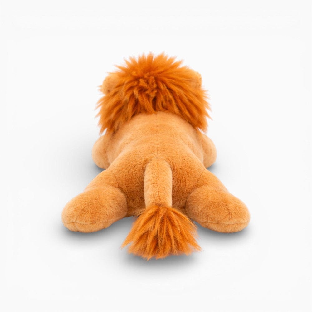 kuscheltierland Orange / 20cm Liegendes Löwen Kuscheltier mit buschigem Schwanz