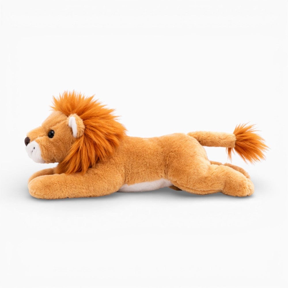 kuscheltierland Orange / 20cm Liegendes Löwen Kuscheltier mit buschigem Schwanz