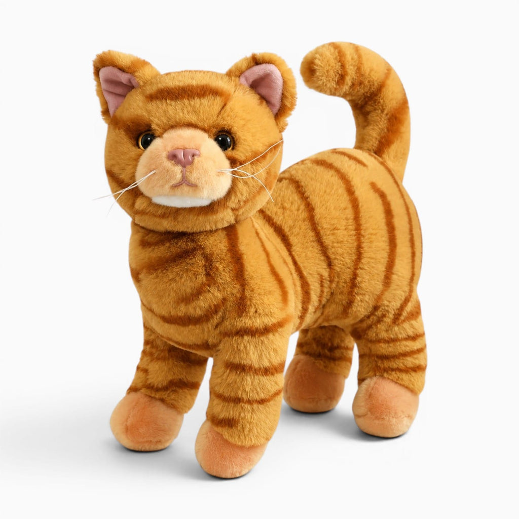 kuscheltierland Orange / 25cm Rote getigerte Katzen Kuscheltier