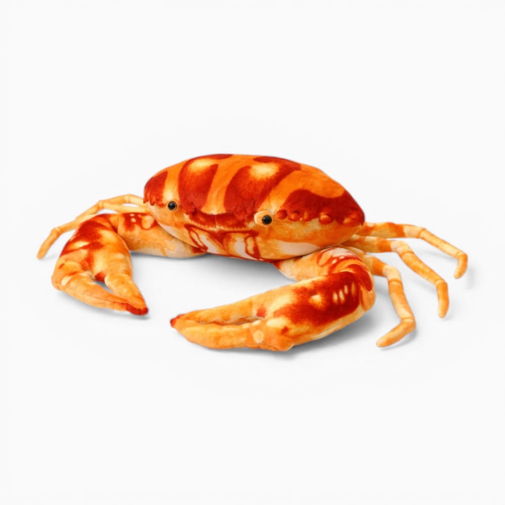kuscheltierland Orange / 27cm Realistische Simulations-Krabbe Kuscheltier