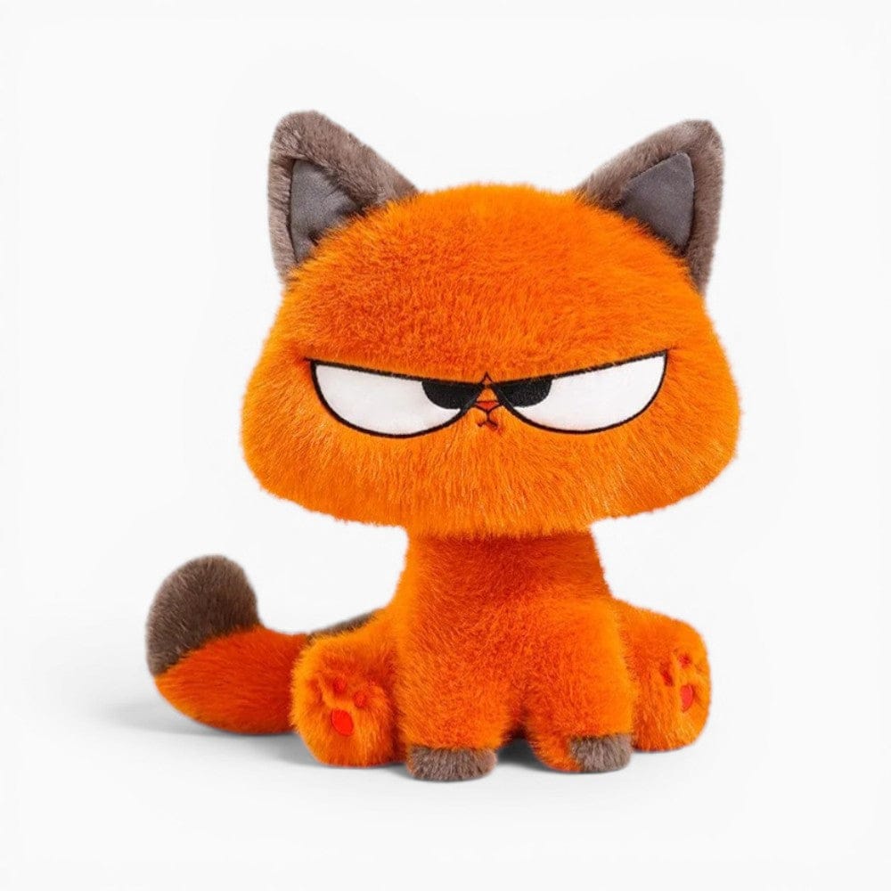 kuscheltierland Orange / 30cm Grumpige orangefarbene Katze Kuscheltier Kawaii