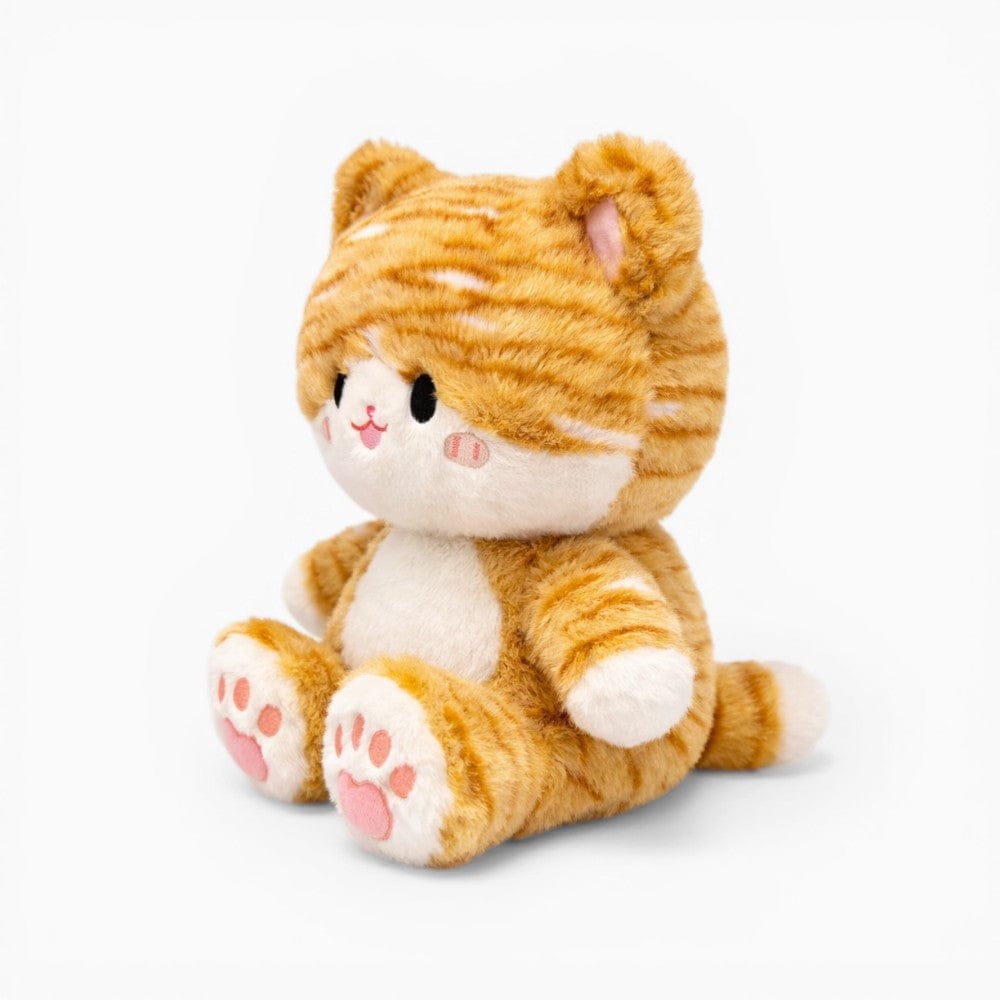 kuscheltierland Orange / 35cm Gestreiftes Katze Kuscheltier Kawaii