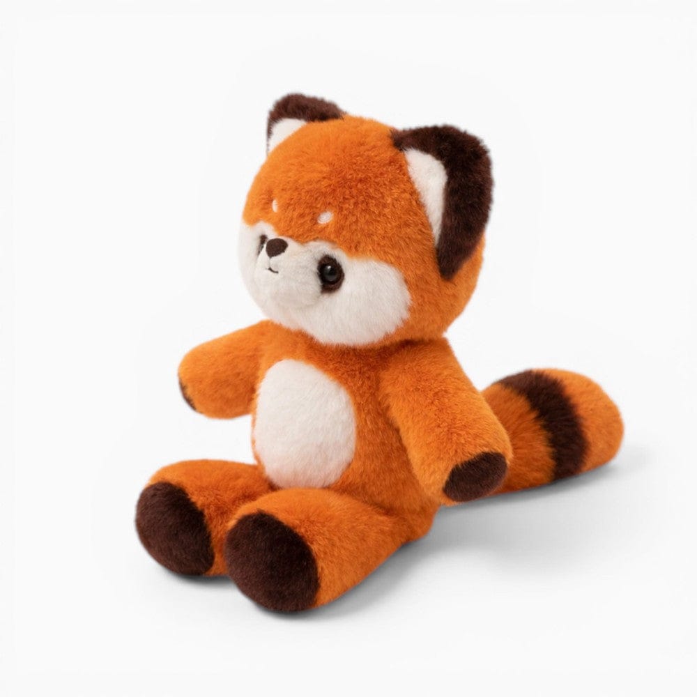 kuscheltierland Orange / 35cm Süßer Roter Panda Kuscheltier sitzend Flauschig