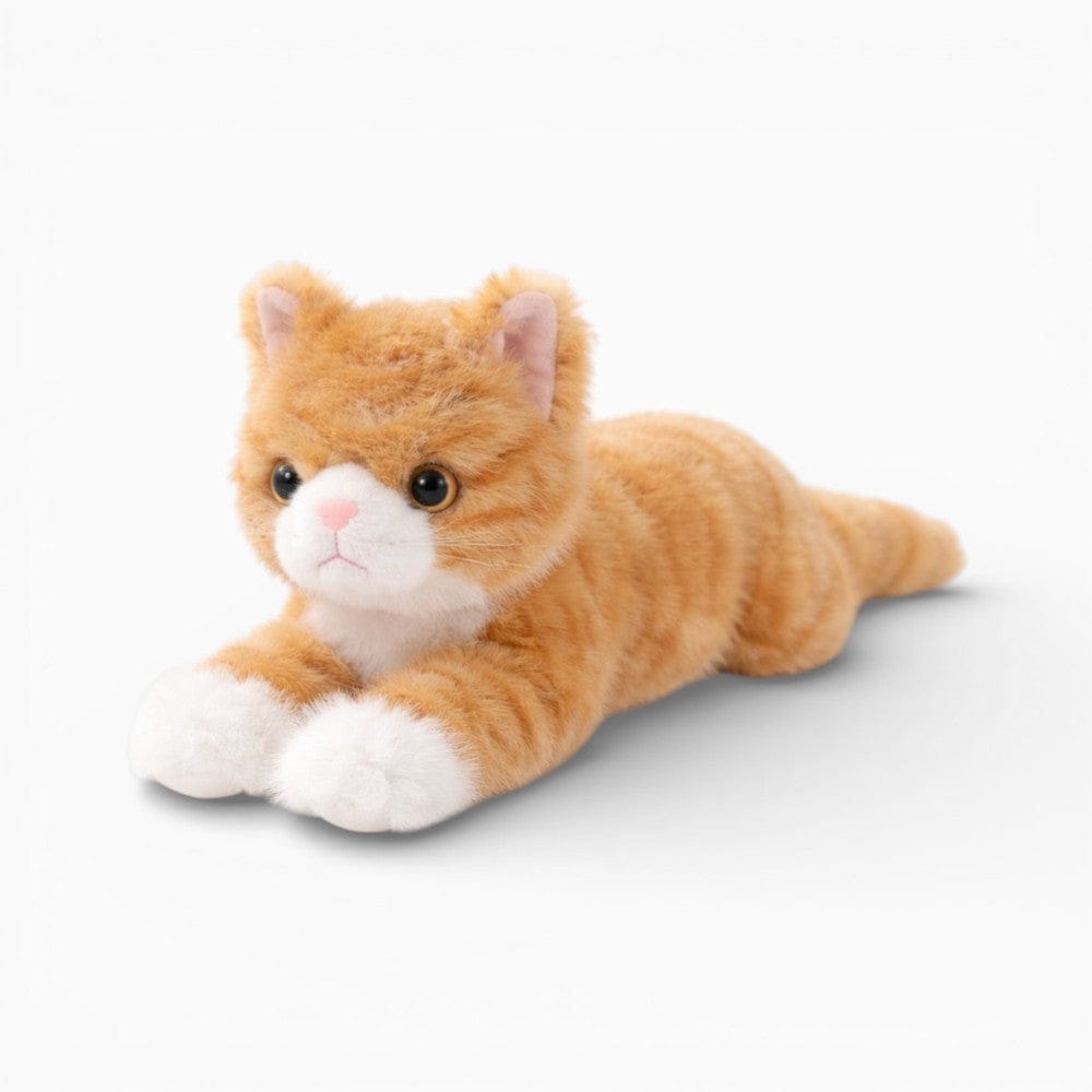kuscheltierland Orange / 40cm Katze Kuscheltier realistische Stofftier Katze