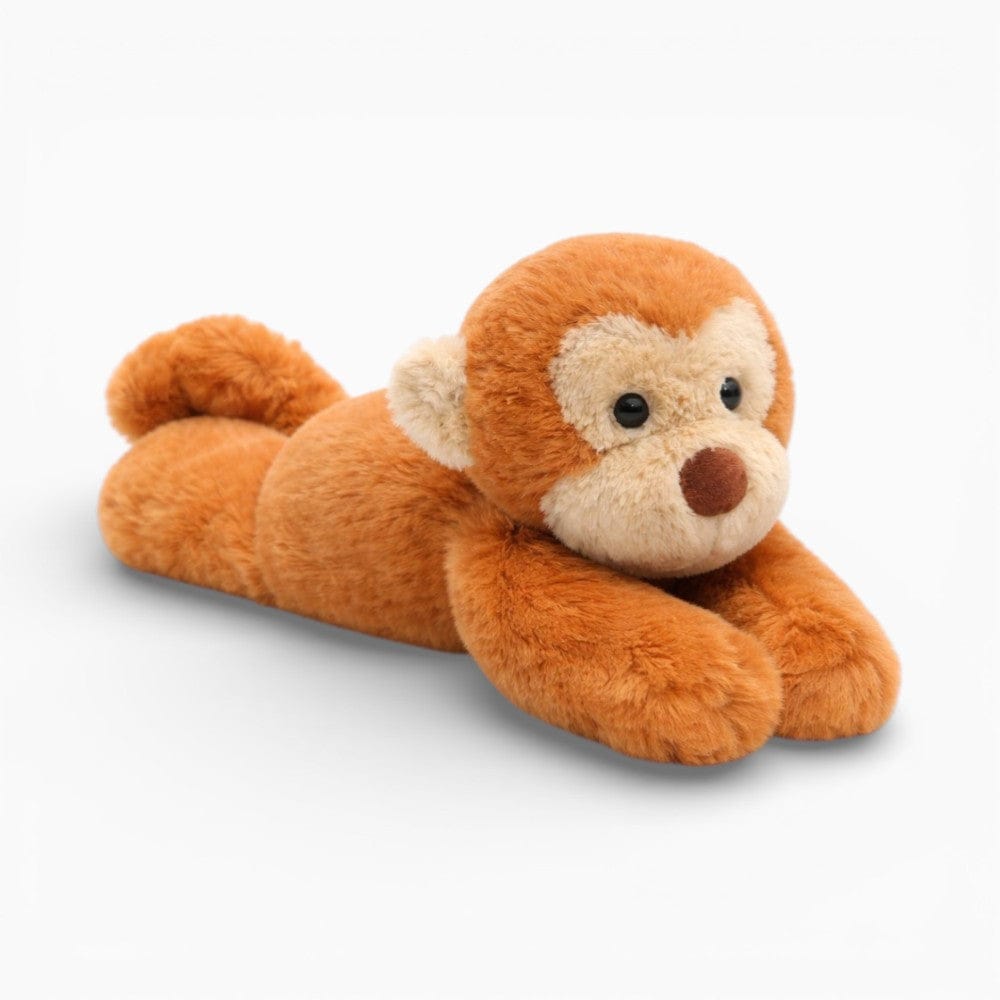 kuscheltierland Orange / 40cm Kleiner Affe Kuscheltier Braun flauschig