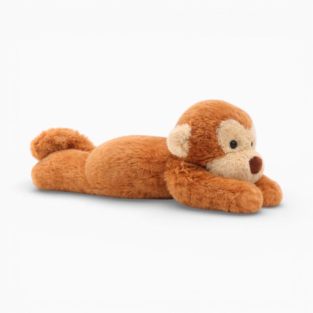 kuscheltierland Orange / 40cm Kleiner Affe Kuscheltier Braun flauschig