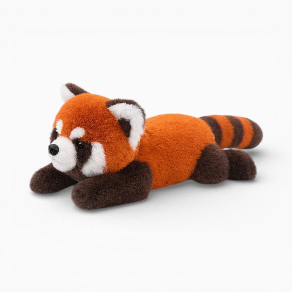 kuscheltierland Orange / 45cm Liegender Kleiner Panda Kuscheltier Flauschig