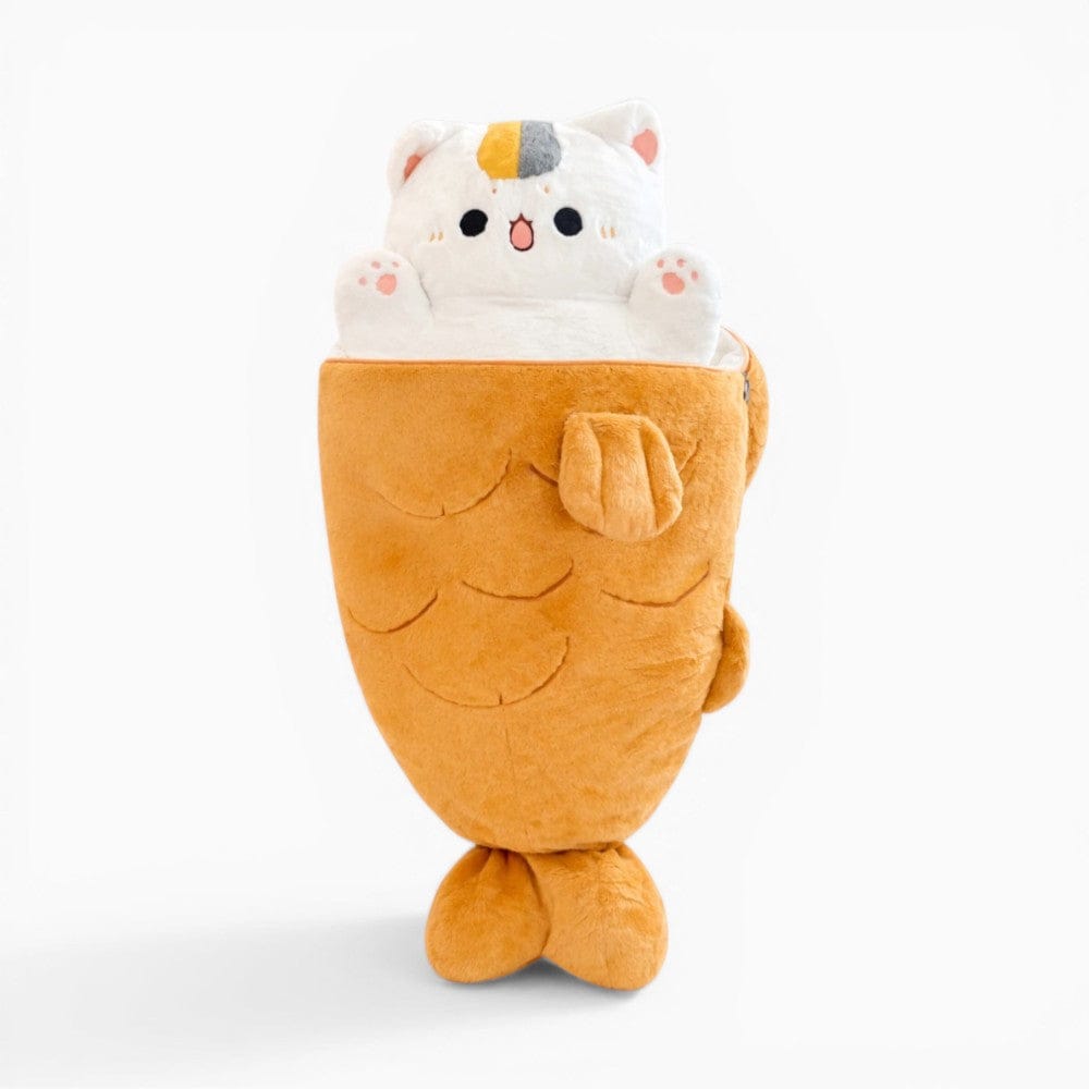 kuscheltierland Orange / 60cm Katzen-Kuscheltier japanisches Dessert Kissen