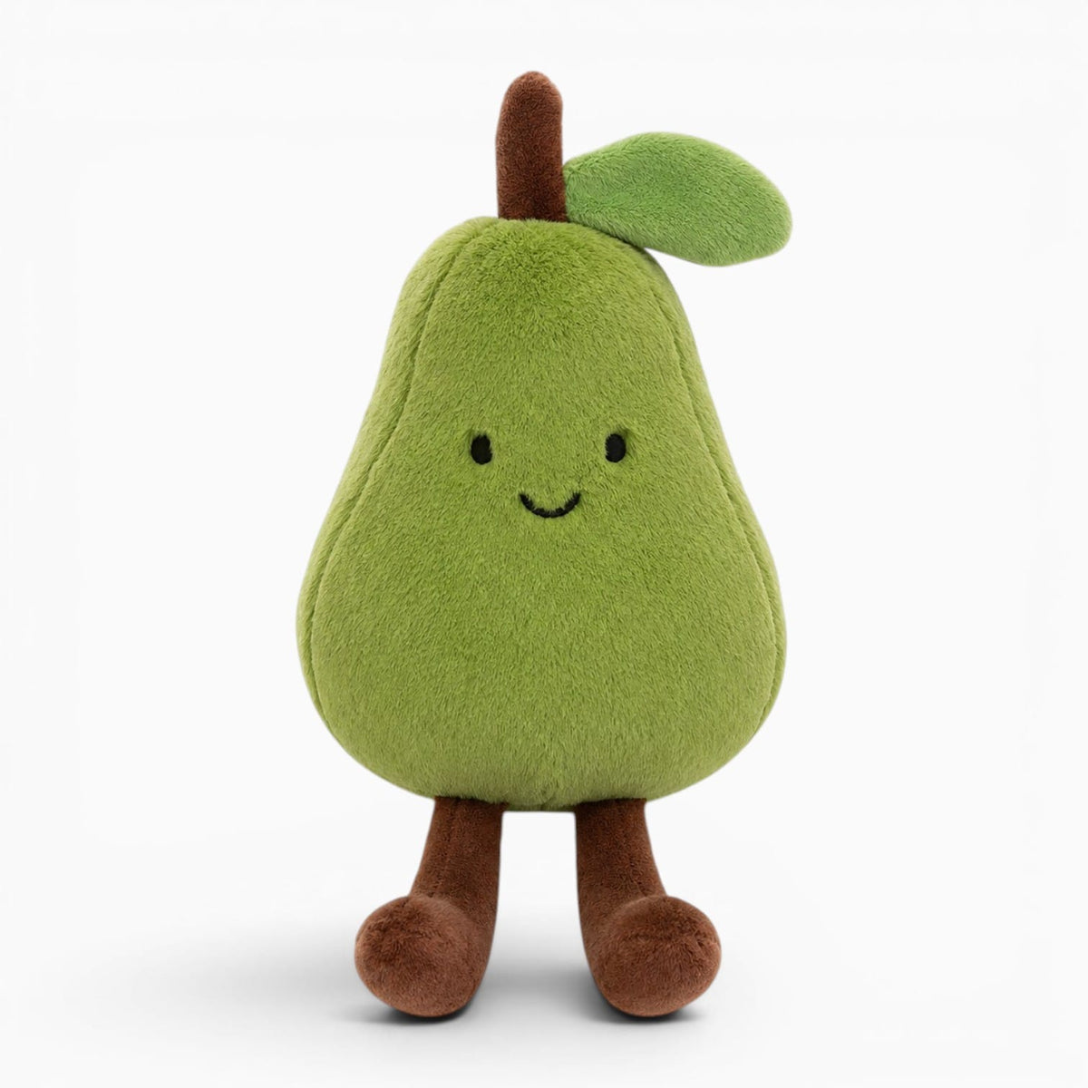 kuscheltierland pear / 12-19cm Fruit Plush Toy Cute Small Soft Plush Pear Apple Strawberry Orange Avocado Pineapple Durian Doll Holiday Party Birthday Gift