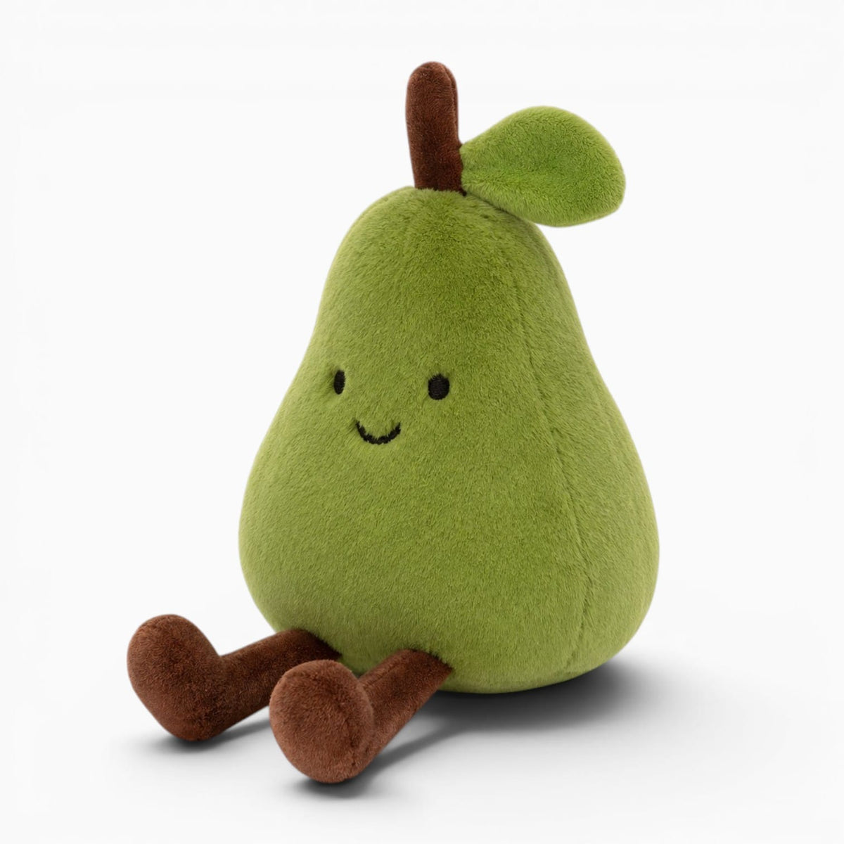 kuscheltierland pear / 12-19cm Fruit Plush Toy Cute Small Soft Plush Pear Apple Strawberry Orange Avocado Pineapple Durian Doll Holiday Party Birthday Gift