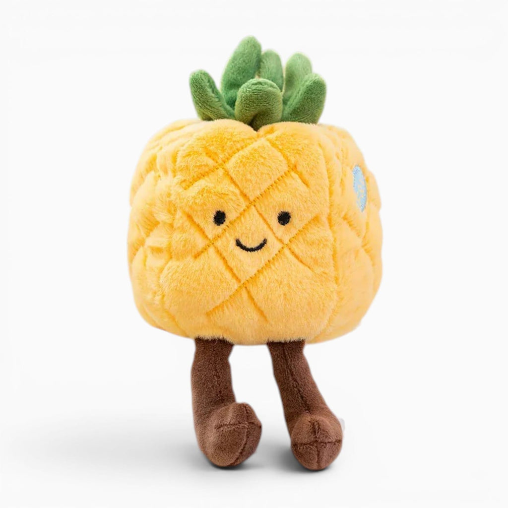 kuscheltierland Pineapple / 12-19cm Fruit Plush Toy Cute Small Soft Plush Pear Apple Strawberry Orange Avocado Pineapple Durian Doll Holiday Party Birthday Gift