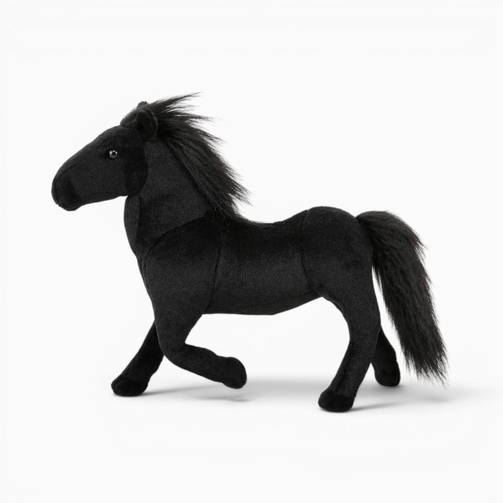 kuscheltierland Plush Horse Stuffed Toy Realistic Soft Simulation Horse Doll White Black Brown Golden For Kids Boys Girls Birthday Holiday Gifts