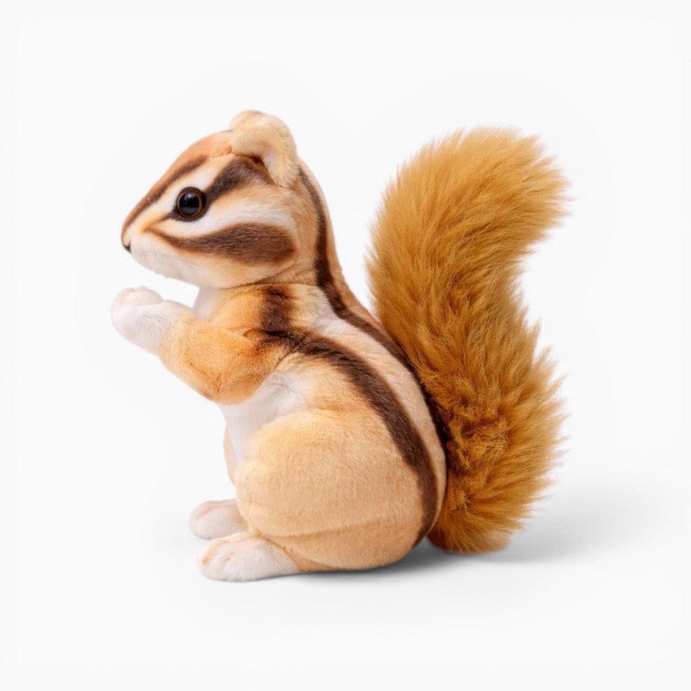 kuscheltierland Realistisches Eichhörnchen Plüschtier mit buschigem Schwanz