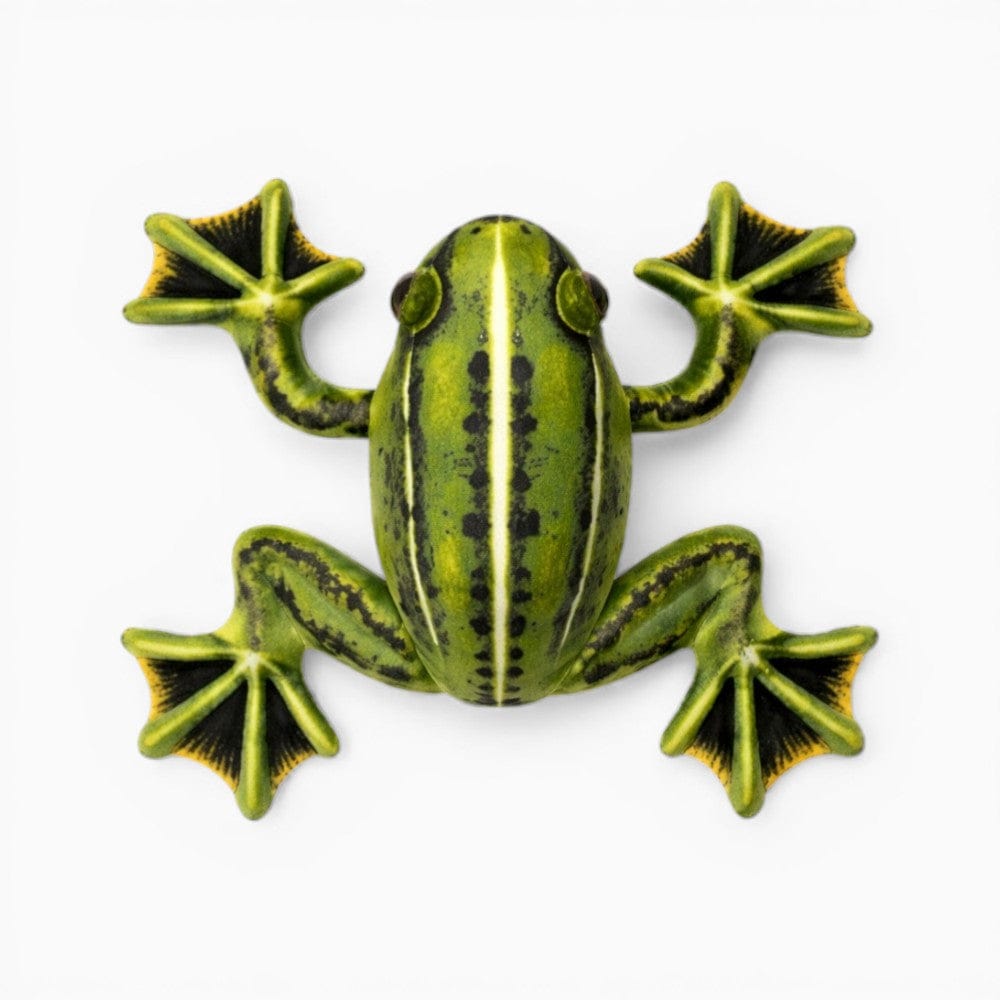kuscheltierland Realistisches Frosch Kuscheltier Grün Gelb weich
