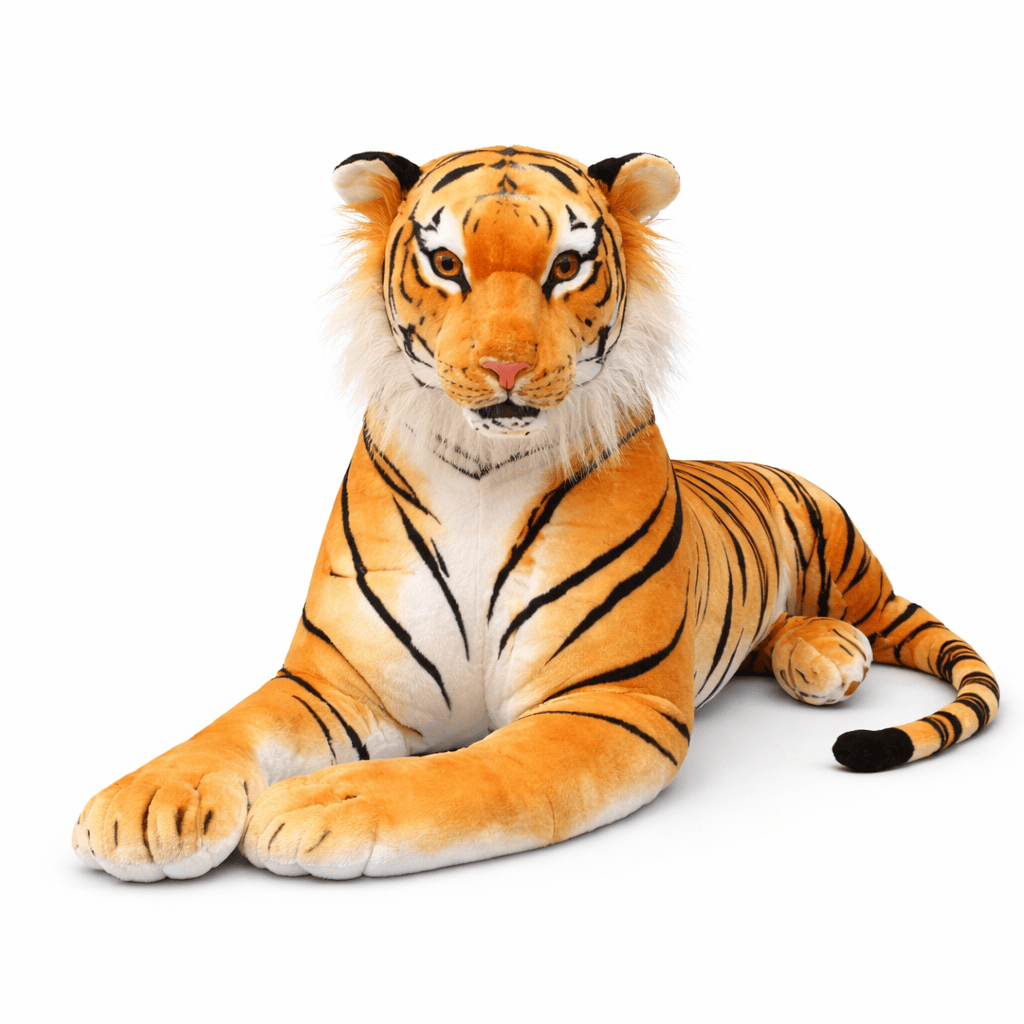 kuscheltierland Riesiges lebensechtes Tiger Kuscheltier