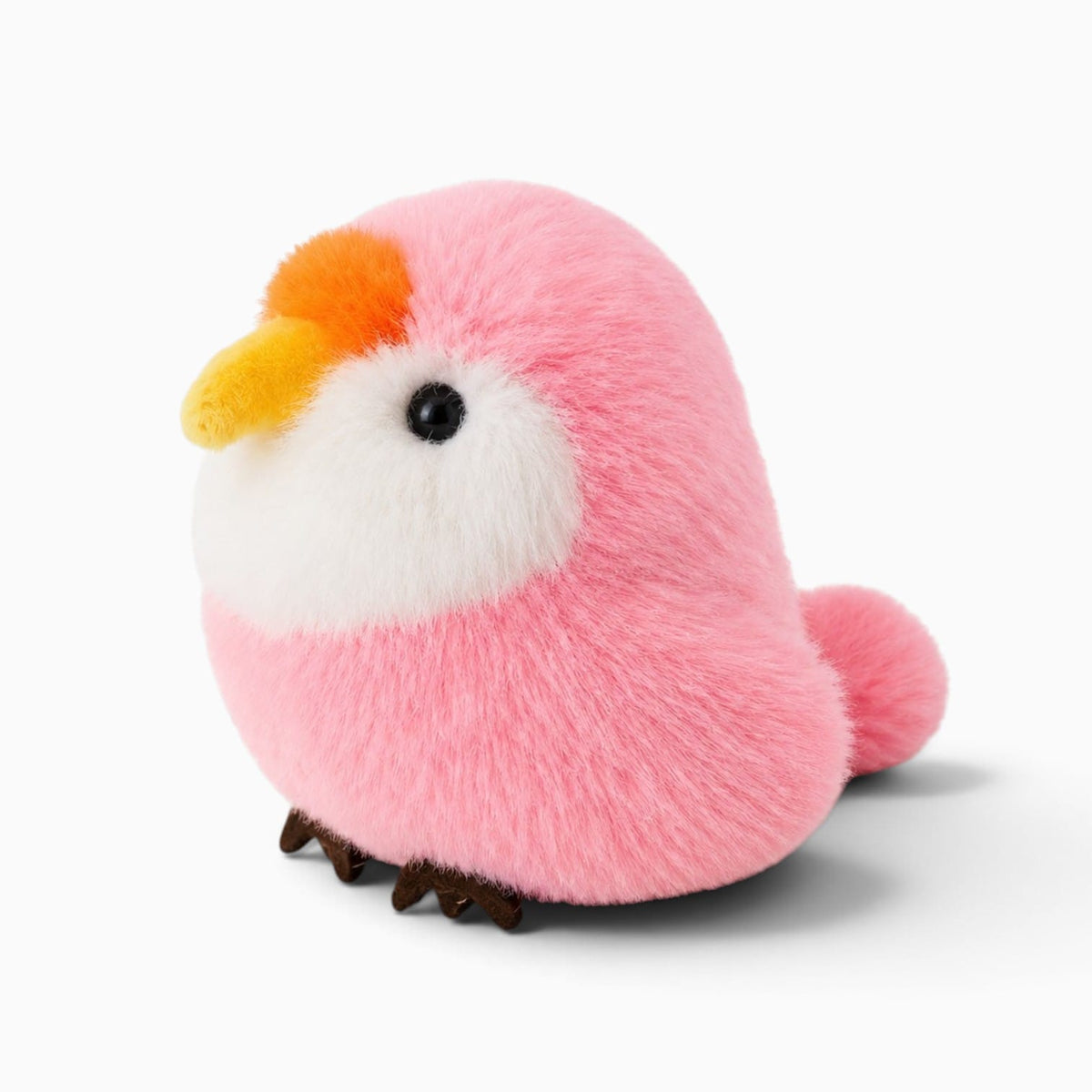 kuscheltierland Rosa / 12cm Kleines rosa-weißes Vogel-Kuscheltier