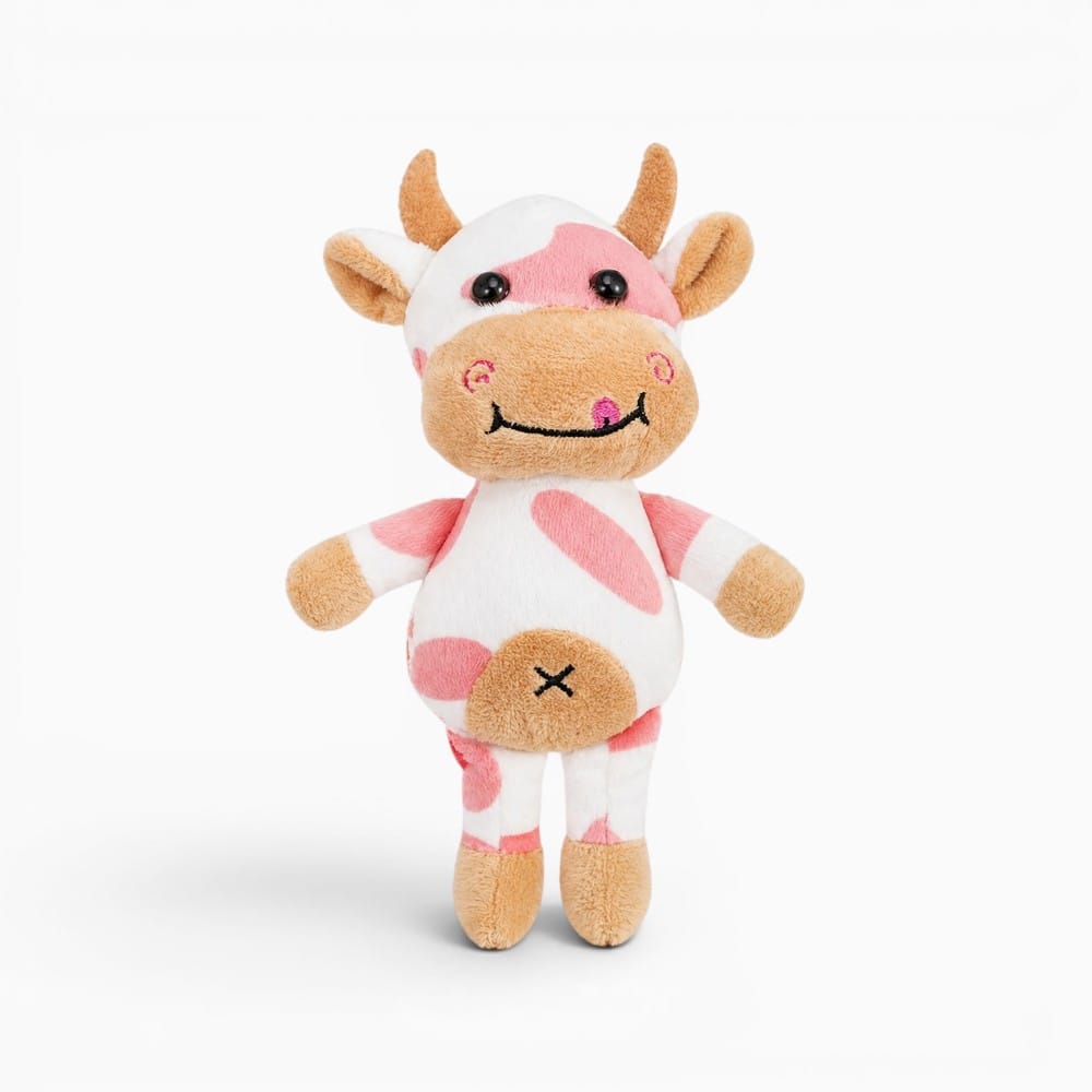 kuscheltierland Rosa / 15cm 15cm Cute Milk Cow Plush Toy Animal Stuffed Doll Keyring Festival Birthday Gift Kawaii Decor Plush Keychain Toys for Boys Girls