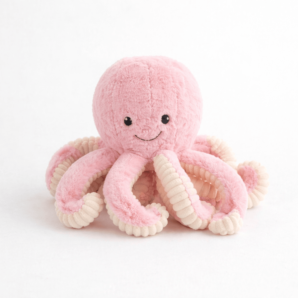 kuscheltierland Rosa / 18cm Oktopus Kuscheltier Kawaii rosa
