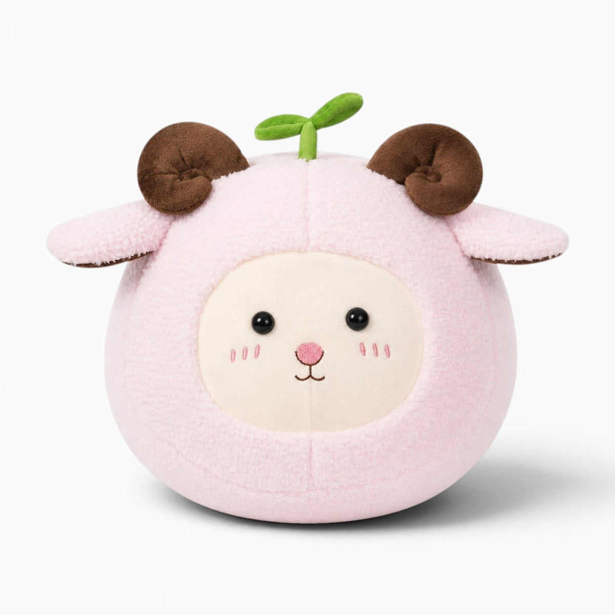 kuscheltierland Rosa / 24cm Rosa Schaf Plüschkissen Mit Sprossen
