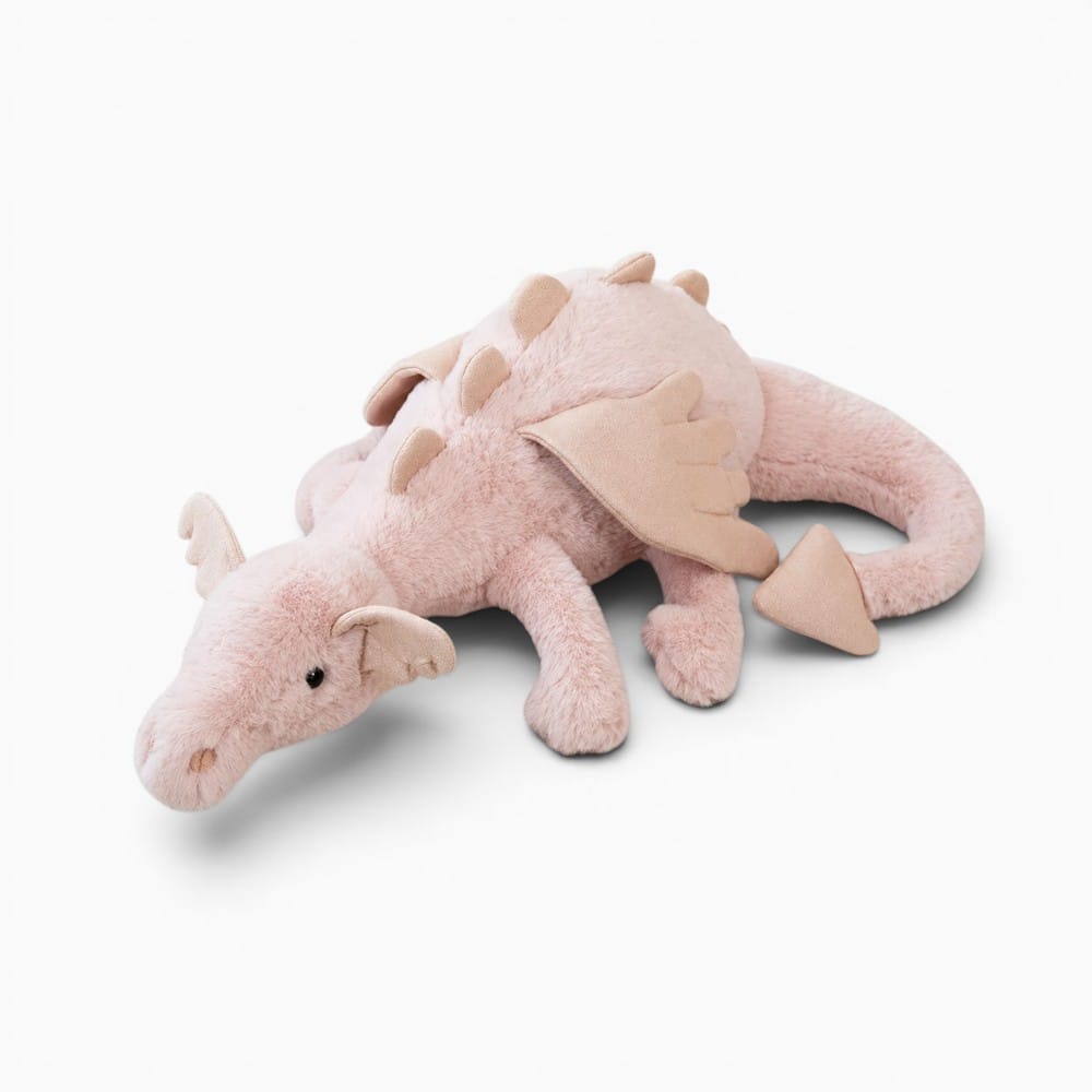 kuscheltierland Rosa / 27-30cm 30/50/70/90cm Flying Dragon Action Figure Stuffed Toy Flying Wings Dinosaur Rag Doll White Green Blue Pink Dinos Birthday Gift