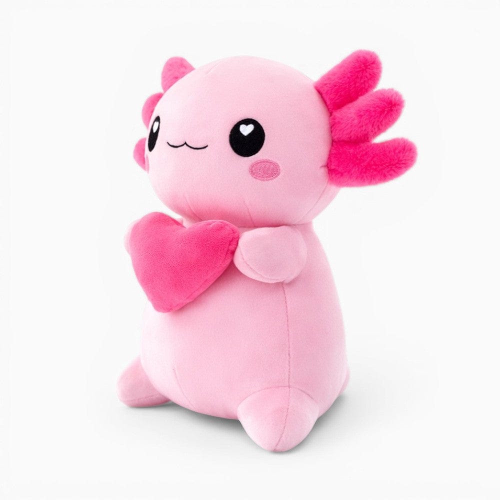 kuscheltierland Rosa / 30cm Axolotl Kuscheltier rosa mit Herz Kawaii