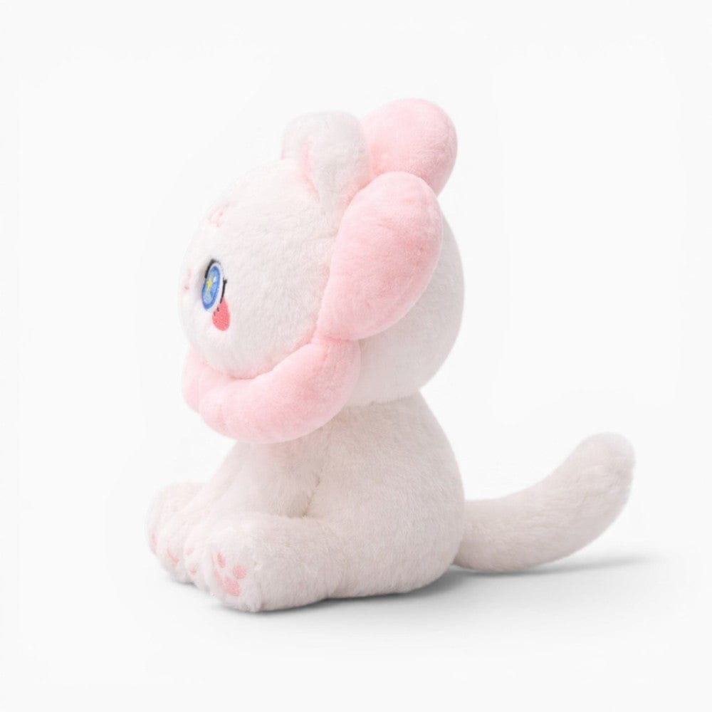 kuscheltierland Rosa / 30cm Blumen-Katzen Kuscheltier Kawaii