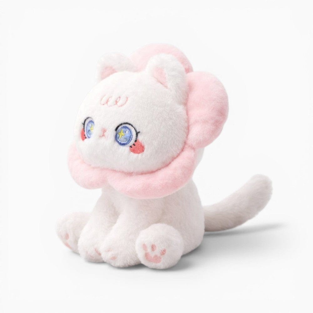 kuscheltierland Rosa / 30cm Blumen-Katzen Kuscheltier Kawaii