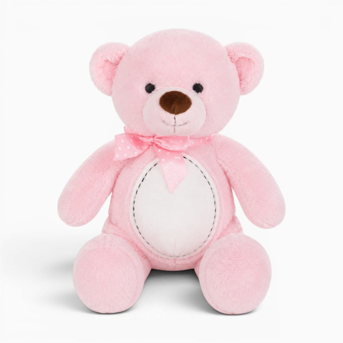 kuscheltierland Rosa / 33cm Rosa Teddybär Kuscheltier mit Schleife