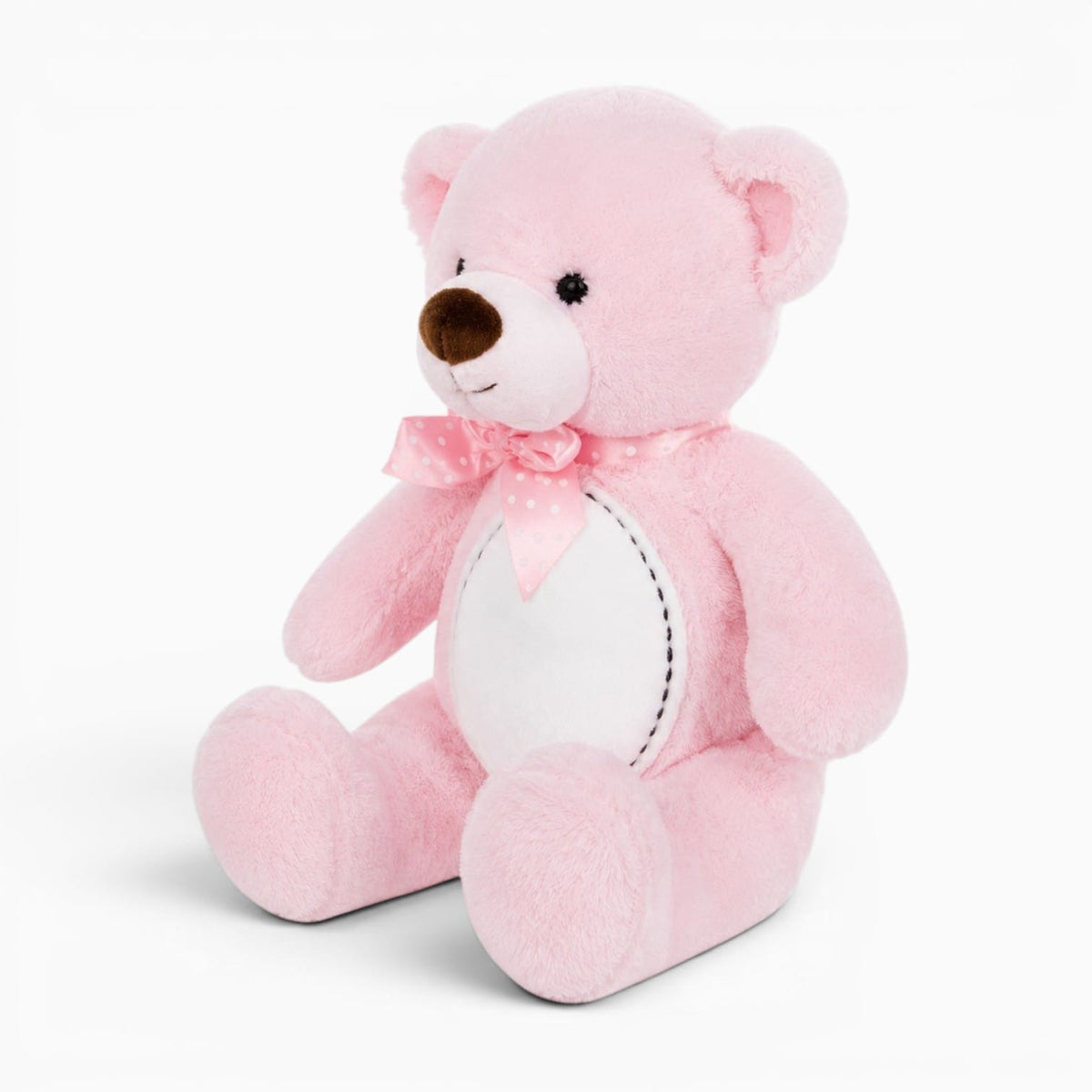 kuscheltierland Rosa / 33cm Rosa Teddybär Kuscheltier mit Schleife