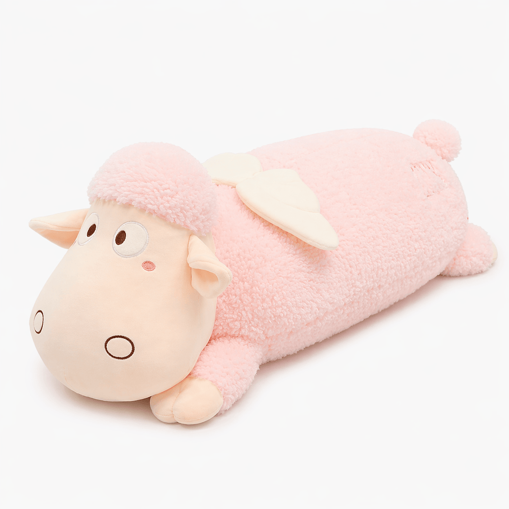 kuscheltierland Rosa / 57-60cm Stuffed Farm Sheep Lamb Plush Toy Pillow Plush Unique Soft Angel Wings Lamb Aniamls Throw Pillow Hhg Sleeping Pillow