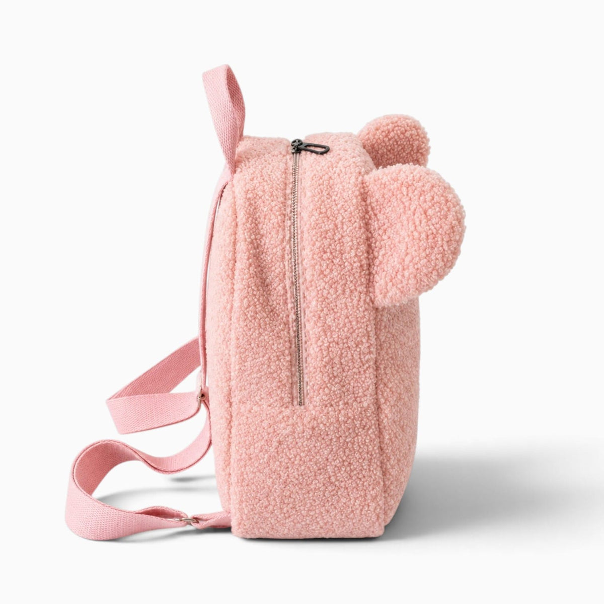 kuscheltierland Rosa Rosa Plüsch-Rucksack mit Bärenohren